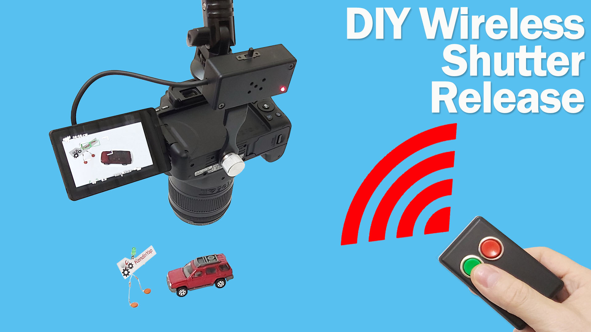 How To Make Wireless Shutter Release For SLR | DIY Wireless Trigger