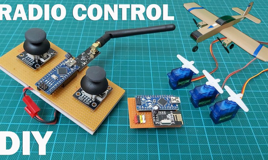 Ucuz Ve Basit 4 Kanallı Model Uçak Kumandası Yapımı. DIY RC