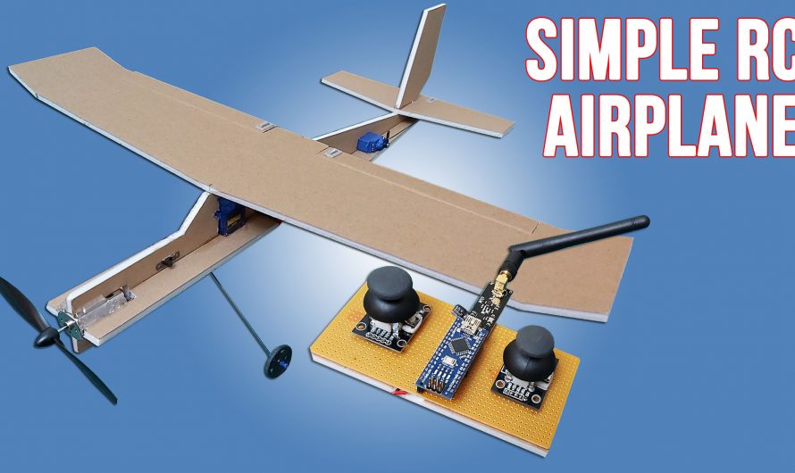 How To Make Simple RC Airplane For Simple Radio Control