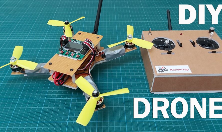 How To Make Drone With Handmade Radio Control. DIY Drone