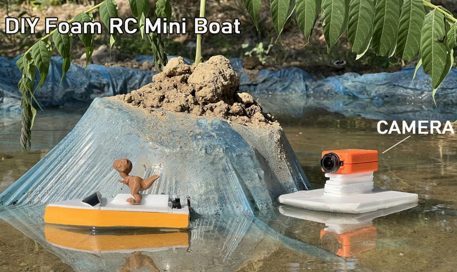 Basit Rc Tekne & Mini Göl Yapımı. DIY RC model tekne.