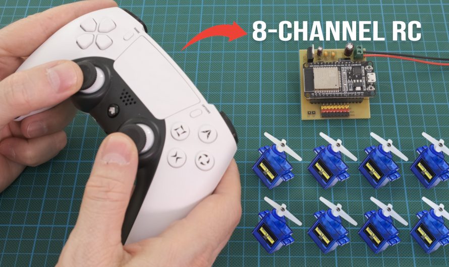 Converting Your Gamepad into an 8-Channel Remote Control